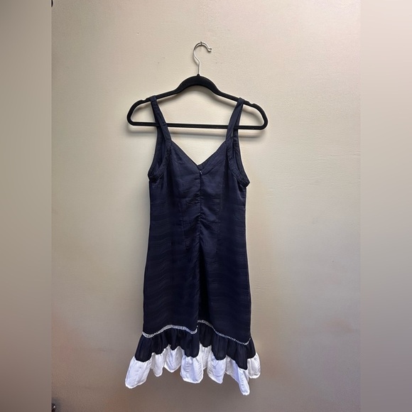 Anthropologie Endless Rose Navy and White Mini Dress - Picture 2 of 5